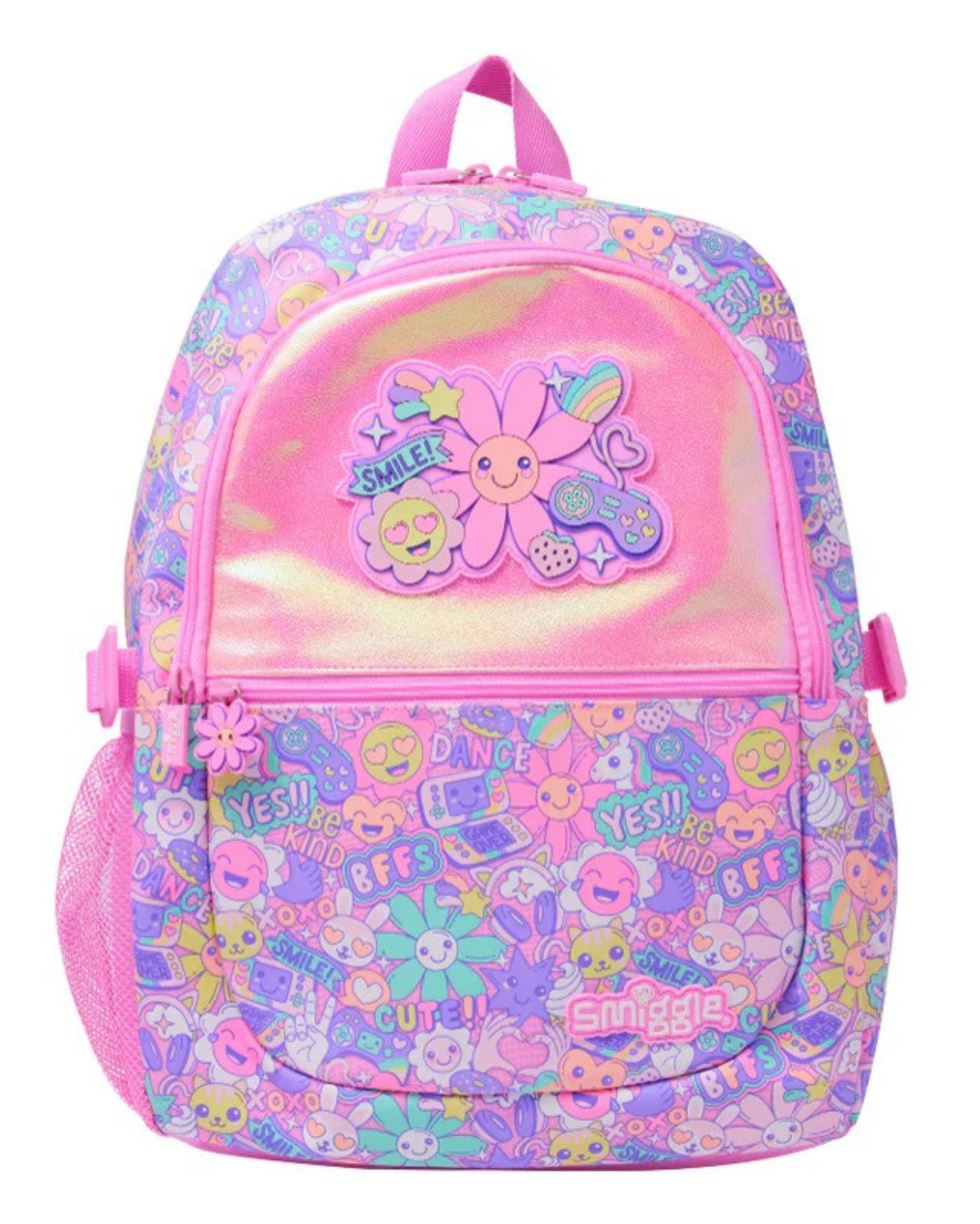 Smiggle flower primary school backpack