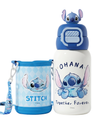 Stitch stainless steel 2 opening 550ml drink bottle with cover