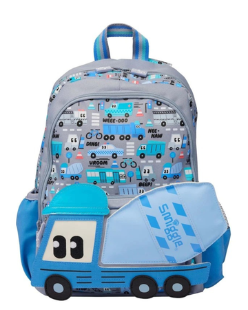Smiggle grey truck junior 5pcs set