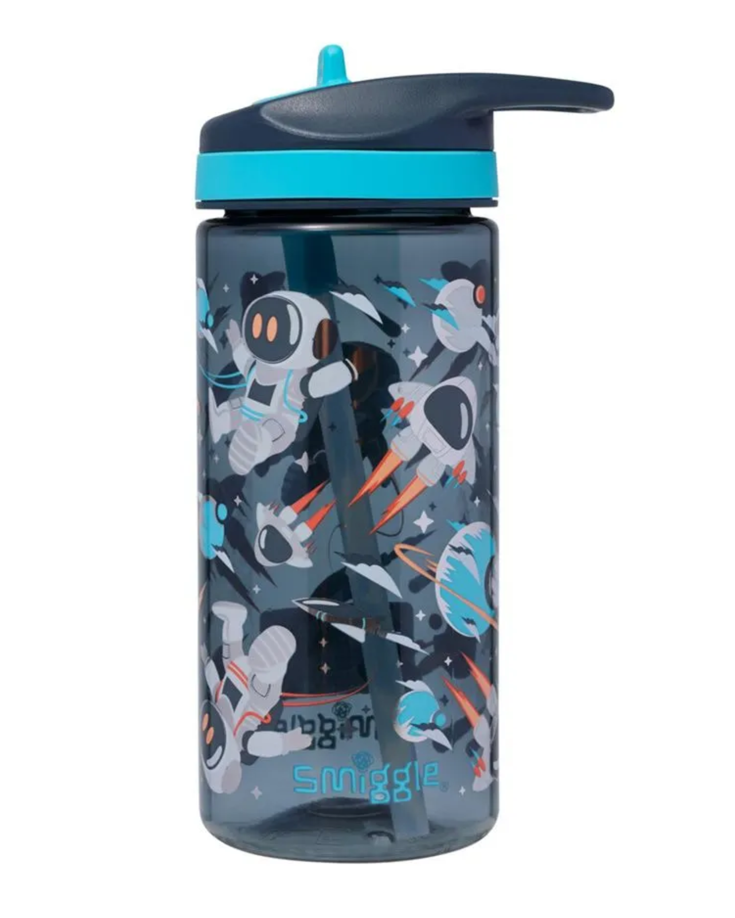 Smiggle space bpa free drink bottle 430ml