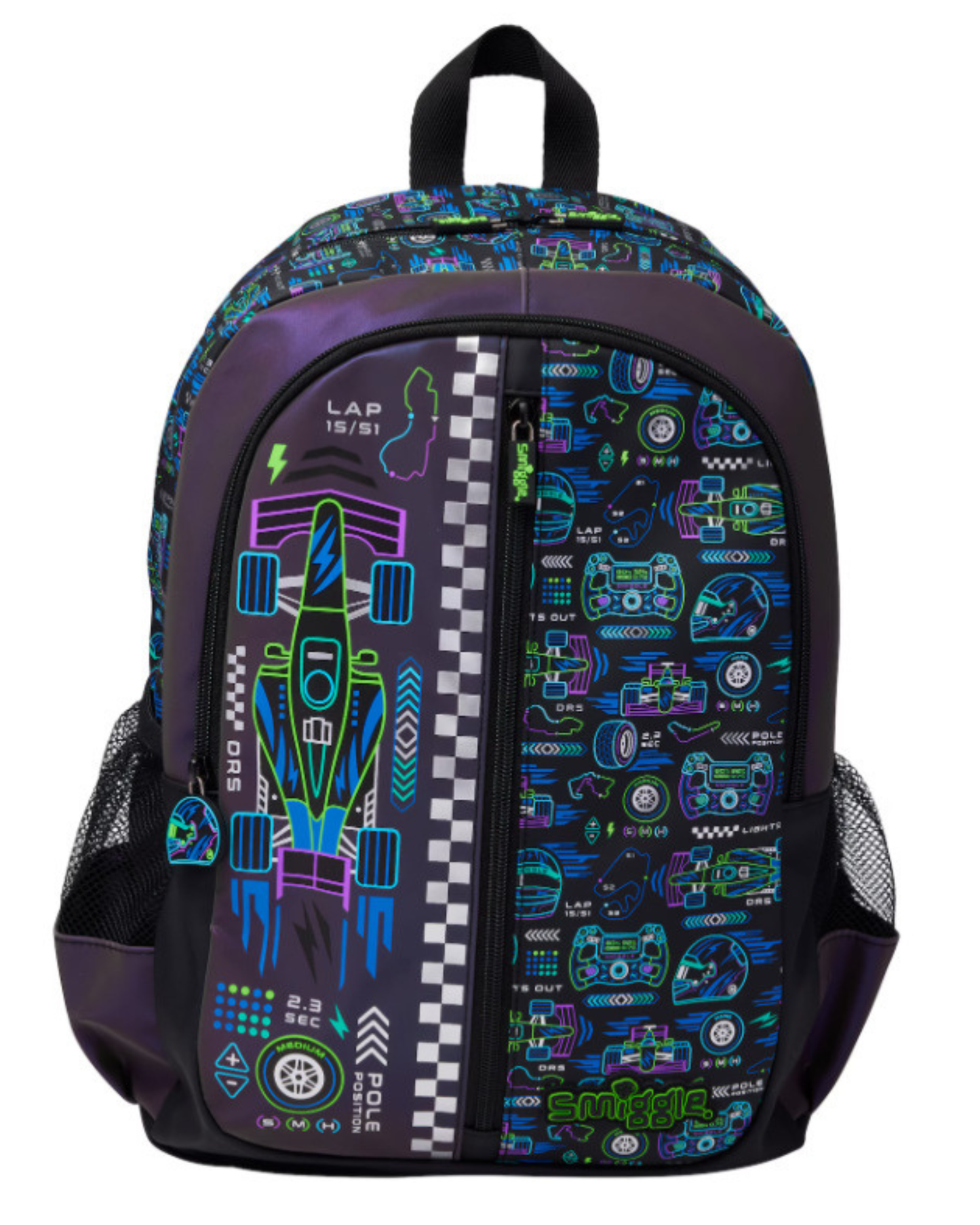 Smiggle Race Car classic backpack