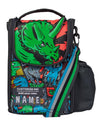 Smiggle dinosaur lunch bag with strap