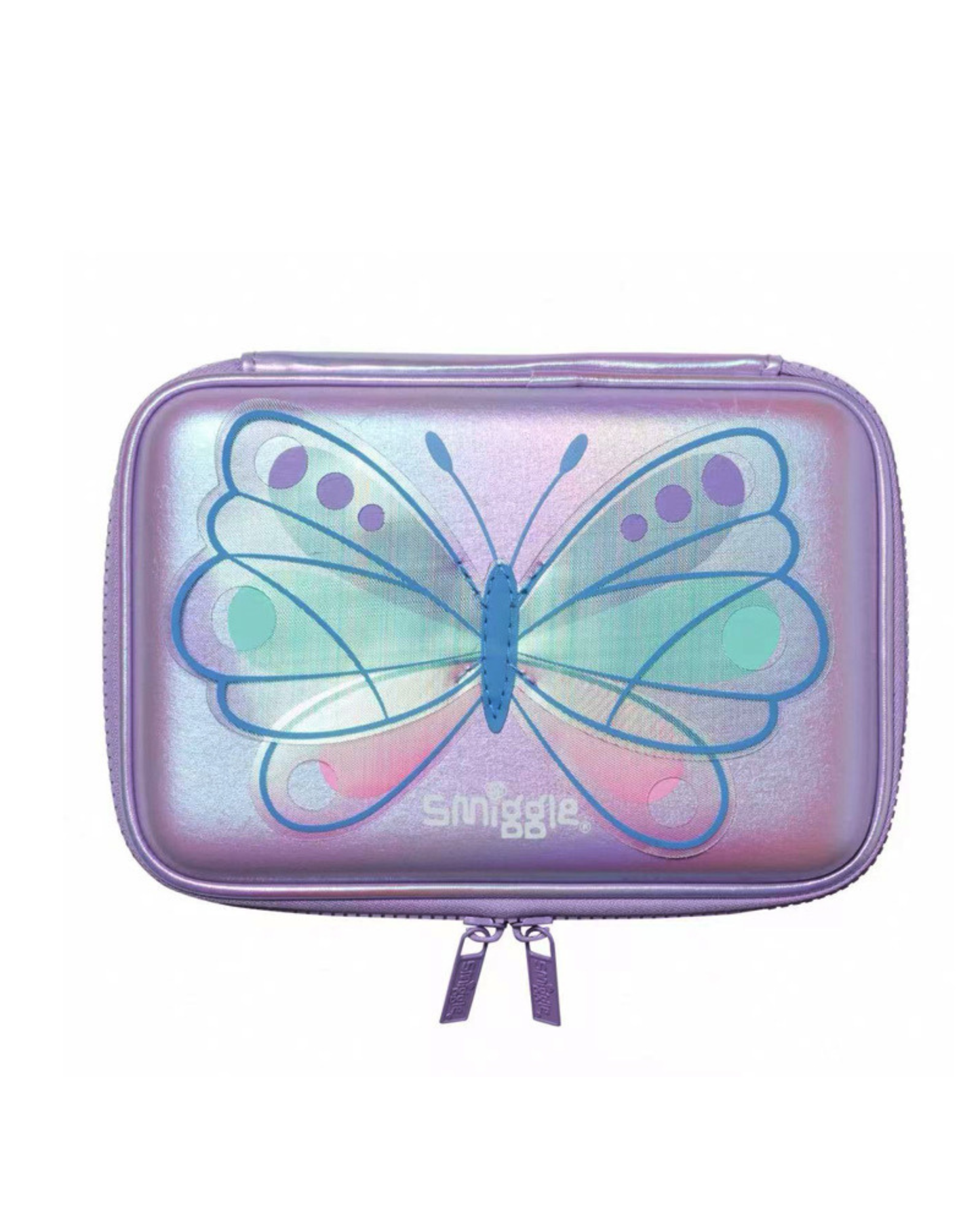 Smiggle butterfly pencil case