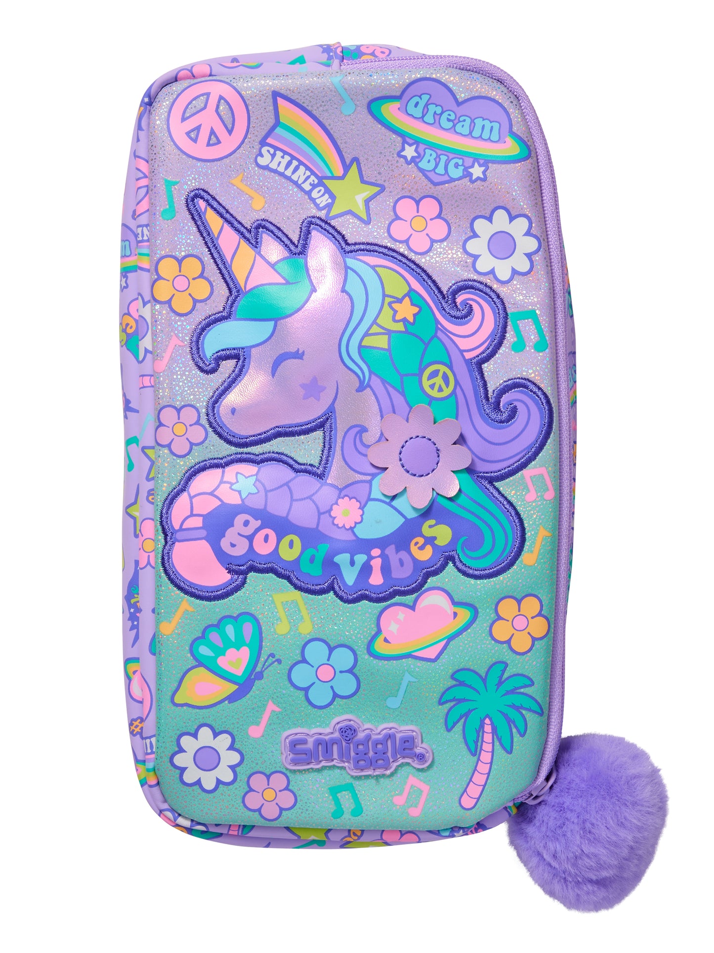 Smiggle unicorn pencil case