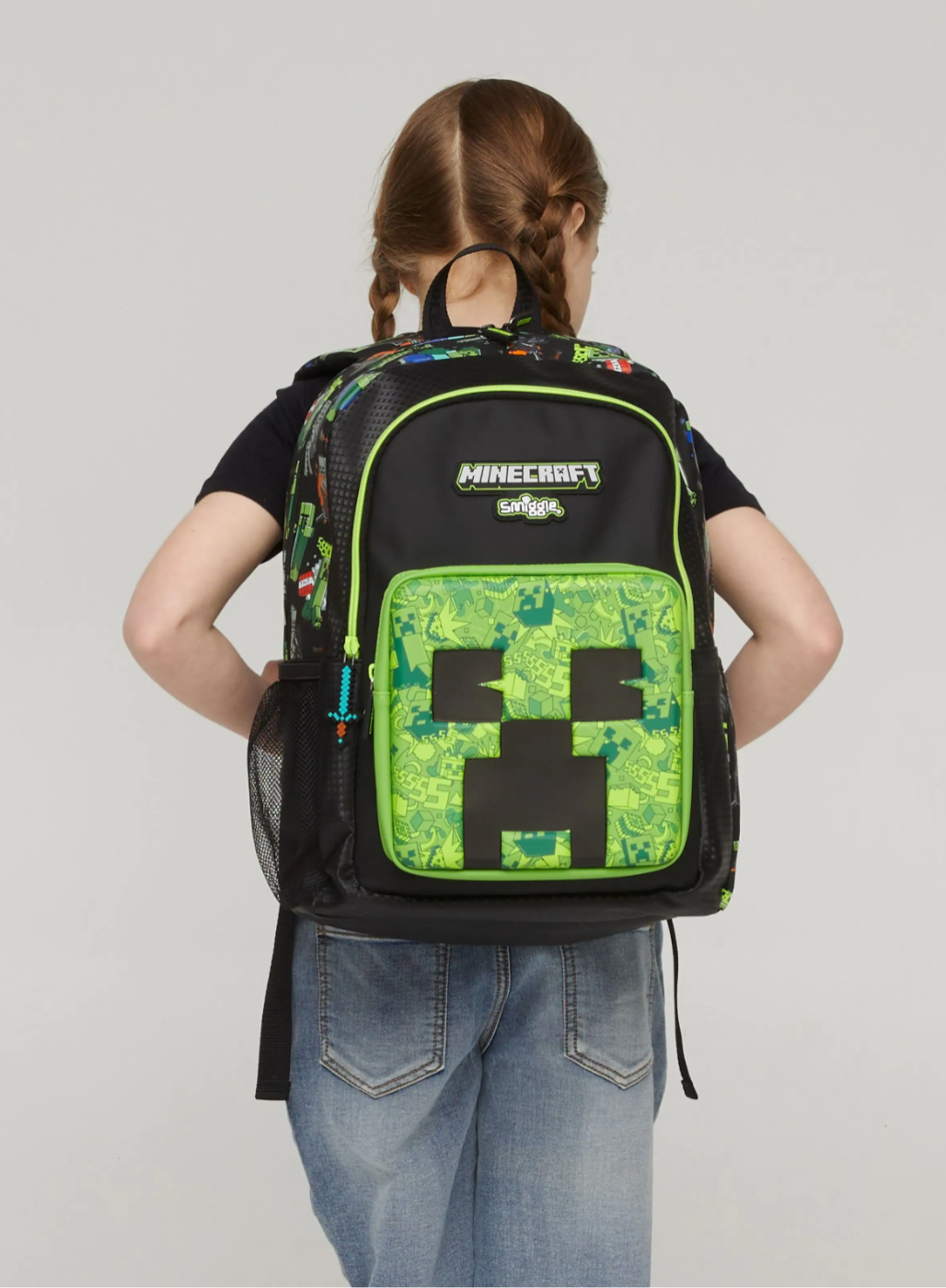 Smiggle Minecraft primary backpack