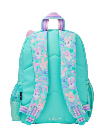 Smiggle Sky Blue Junior Curious Character Backpack