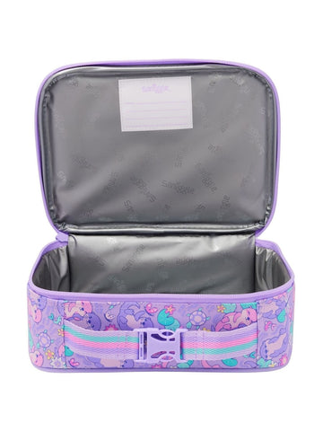 Smiggle Purple Out & About Teeny Tiny Square Lunchbox