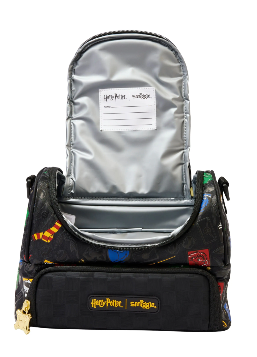 Smiggle Harry Potter Double Compartment Lunchbox With Strap