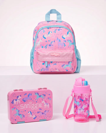 Smiggle unicorn teeny tiny kg1 kg2 set 3 pcs