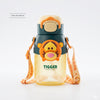 Tigger Disney BPa free drink water bottle straw +direct drink 580ml+ strap