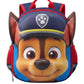 Paw patrol chase red blue  kindergarten backpack