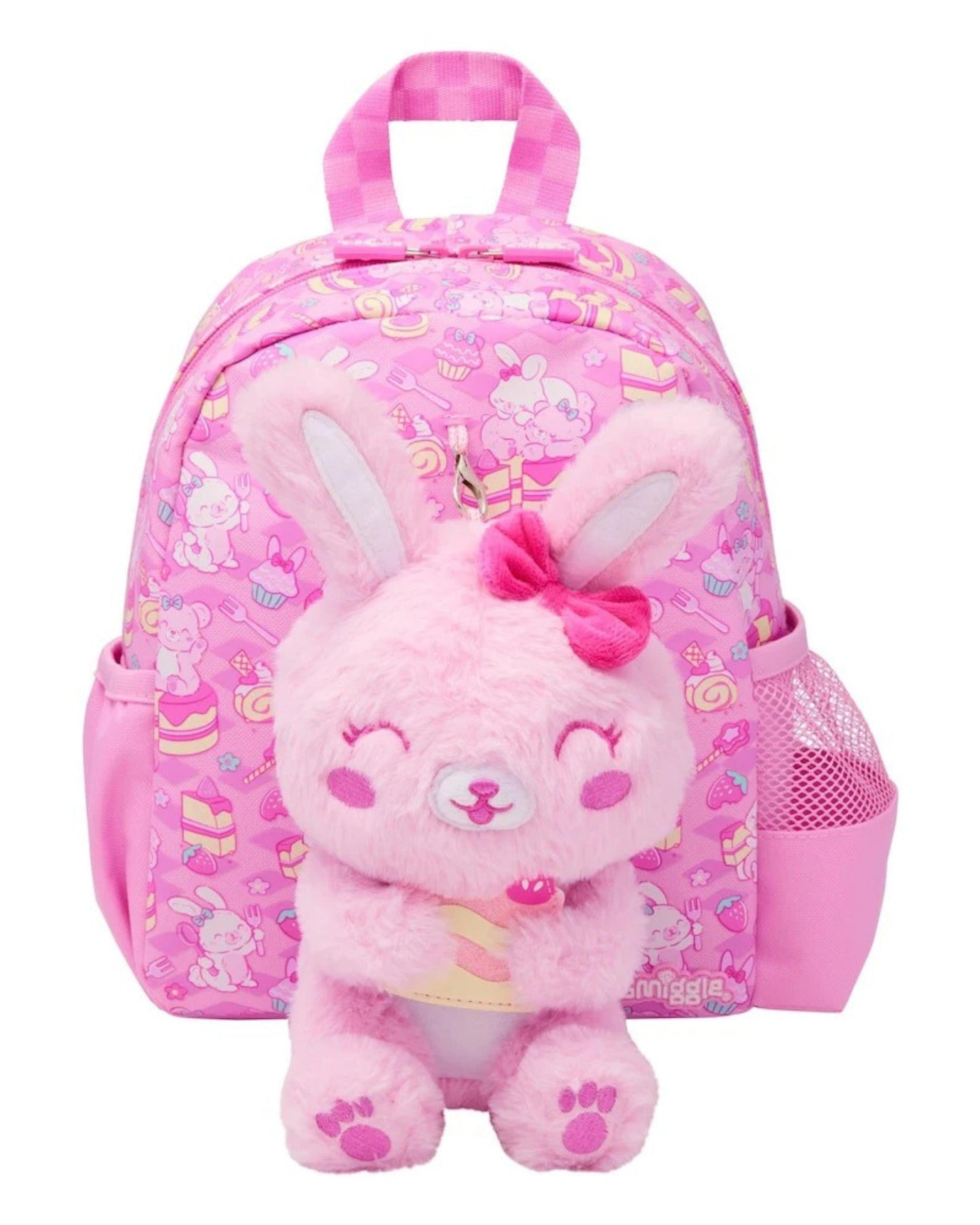 Pink Out & About Teeny Tiny Backpack With Detachable Plush Toy