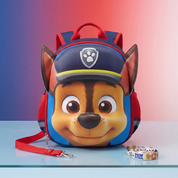 Paw patrol chase red blue  kindergarten backpack