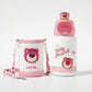 Disney Lotso stainless steel 2 opening 550ml drink bottle with cover straw-direct drink
