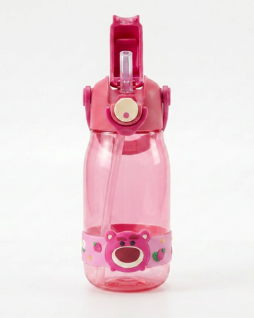Disney Lotso BPa free drink water bottle straw  520ml