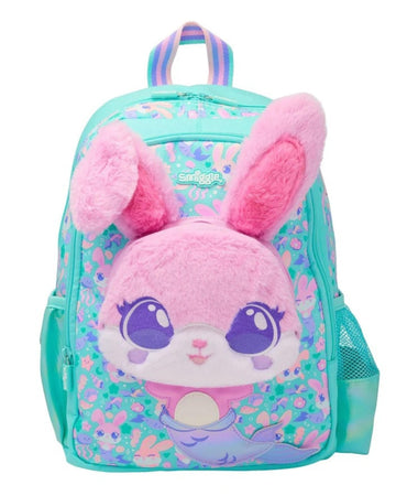 Smiggle Sky Blue Junior Curious Character Backpack