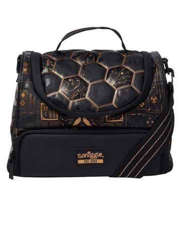 Black Large Livewire Double Lunchbox With Strap smig.uk