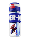 Marvel Spiderman straw BPA free water bottle with lock