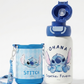 Stitch stainless steel 2 opening 550ml drink bottle with cover
