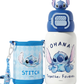Stitch stainless steel 2 opening 550ml drink bottle with cover