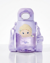 Disney frozen BPa free drink water bottle straw +direct drink 580ml+ strap