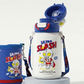 Ultra splash stainless steel 2 opening 550ml drink bottle with cover straw-direct drink