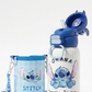 Stitch stainless steel 2 opening 550ml drink bottle with cover
