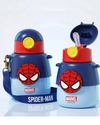 Marvel Spiderman 650ml 316 stainless straw drink bottle with starp
