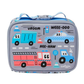 Smiggle grey trucks teeny tiny 5pcs set