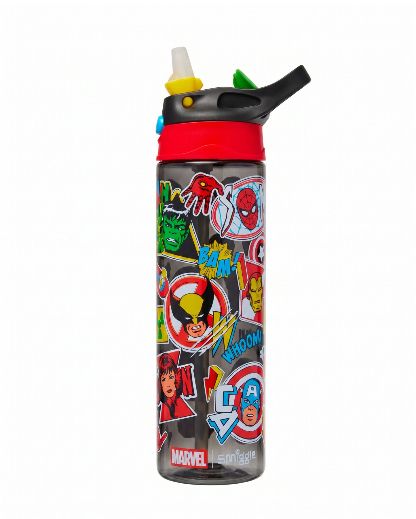 Marvel plastic Flip Drink Bottle 520Ml