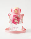 Disney Lotso BPa free drink water bottle straw +direct drink 650ml+ strap
