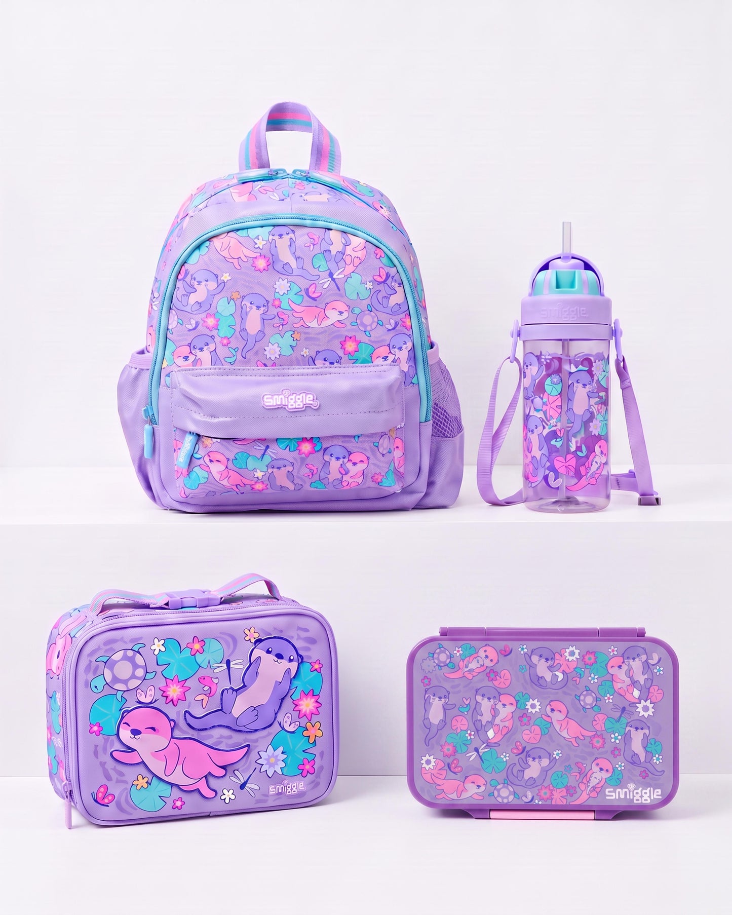 Smiggle teeny tiny 4pcs set kg1 kg2