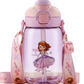 Disney Sophia 550ml with strap and double drink straw+ direct drink Bpa free