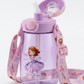 Disney Sophia 550ml with strap and double drink straw+ direct drink Bpa free