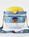 Paw patrol chase Bpa free drink straw bottle 500ml+dtrap