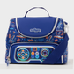 Smiggle Blue Beta Double Decker Lunchbox with Strap