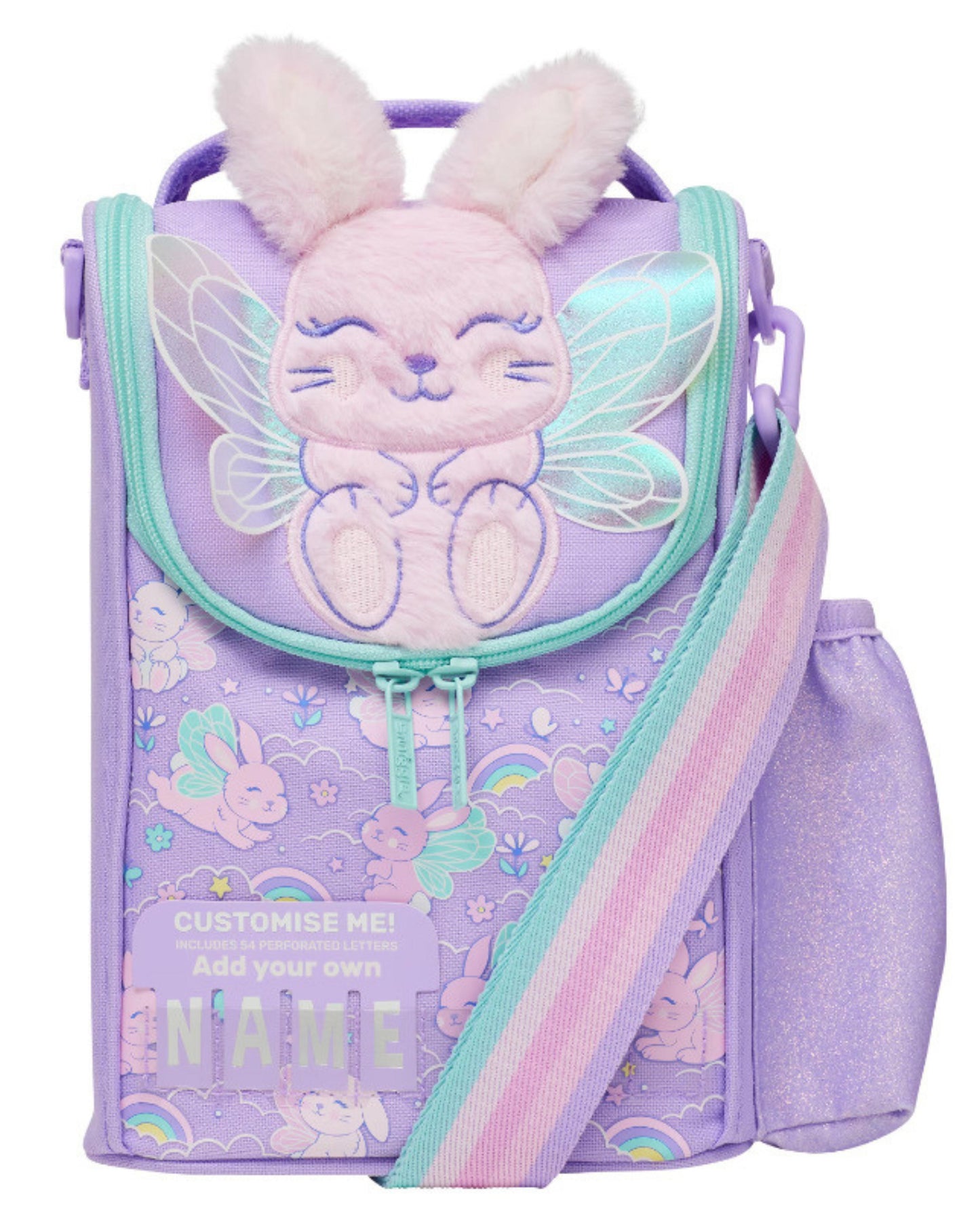 Smiggle rabbit lunch bag with strap