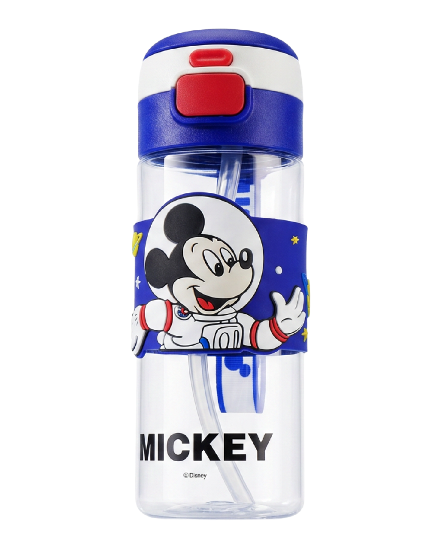 Disney Mickey mouse drink BPA free straw+direct drink 2 in 1