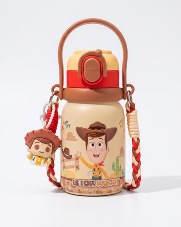 Toy story stainless bottle 750ml straw +direct drink