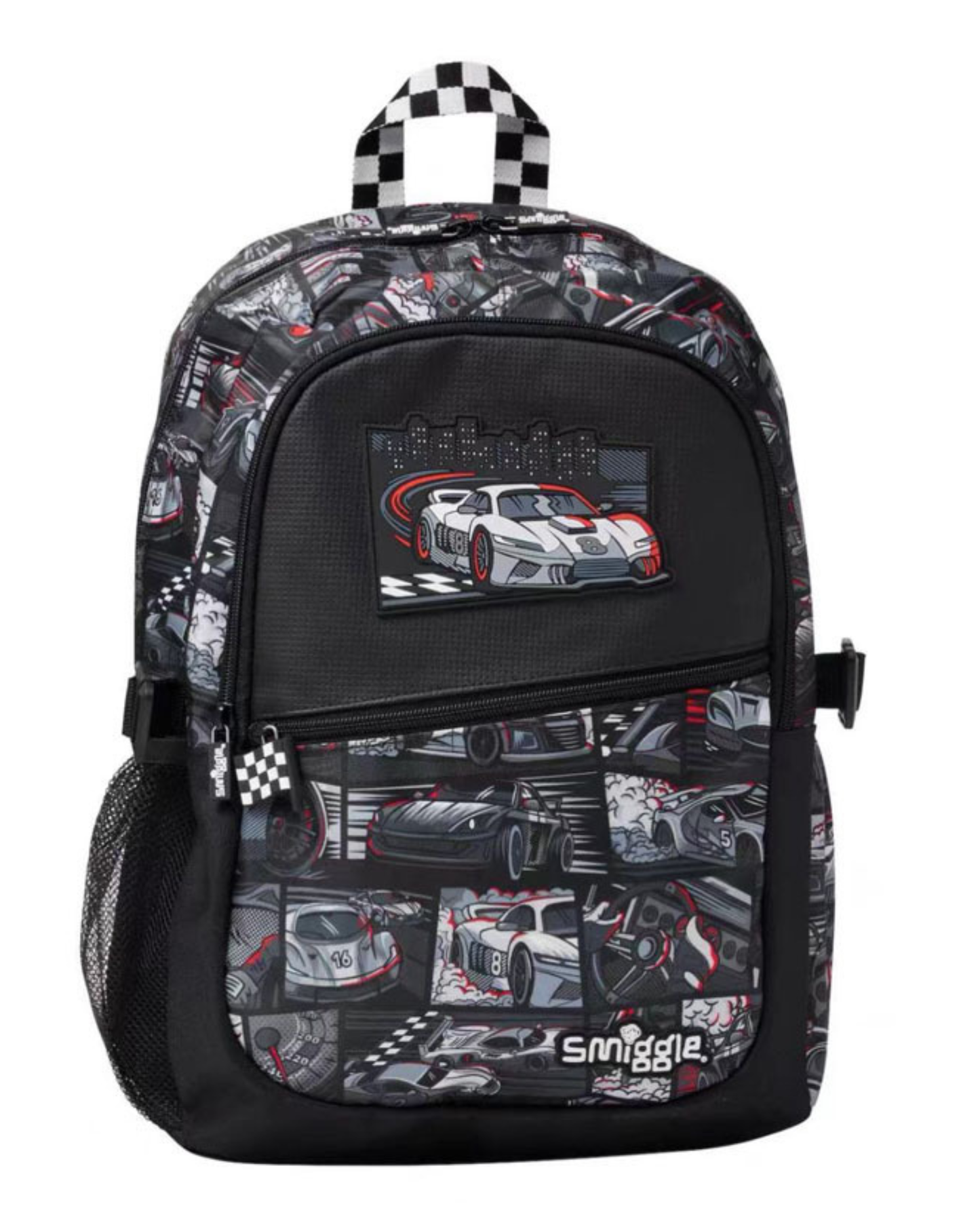 Smiggle Race Car classic backpack