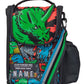 Smiggle dinosaur lunch bag with strap
