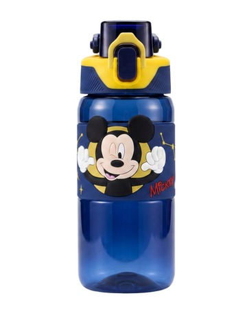 Disney Mickey mouse straw BPA free water bottle with lock