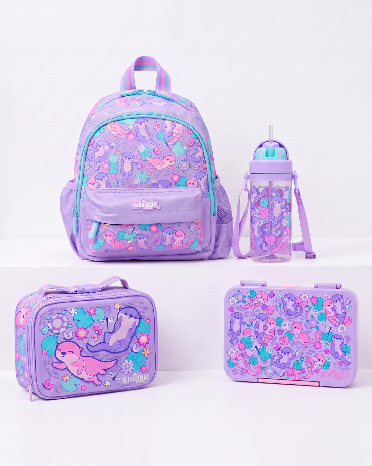 Smiggle teeny tiny 4pcs set kg1 kg2