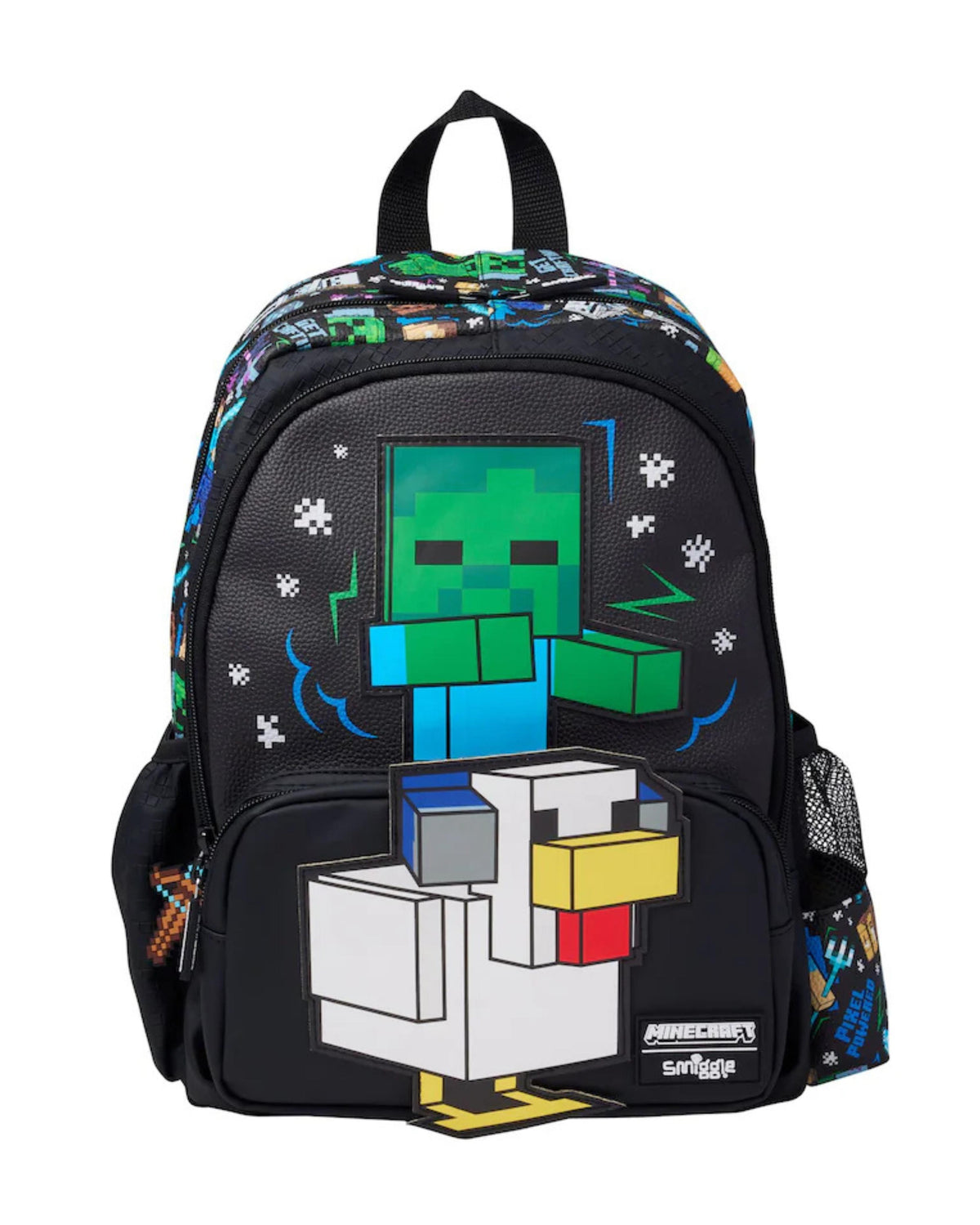 Smiggle Minecraft backpack kg2 kg3 backpack 36cm