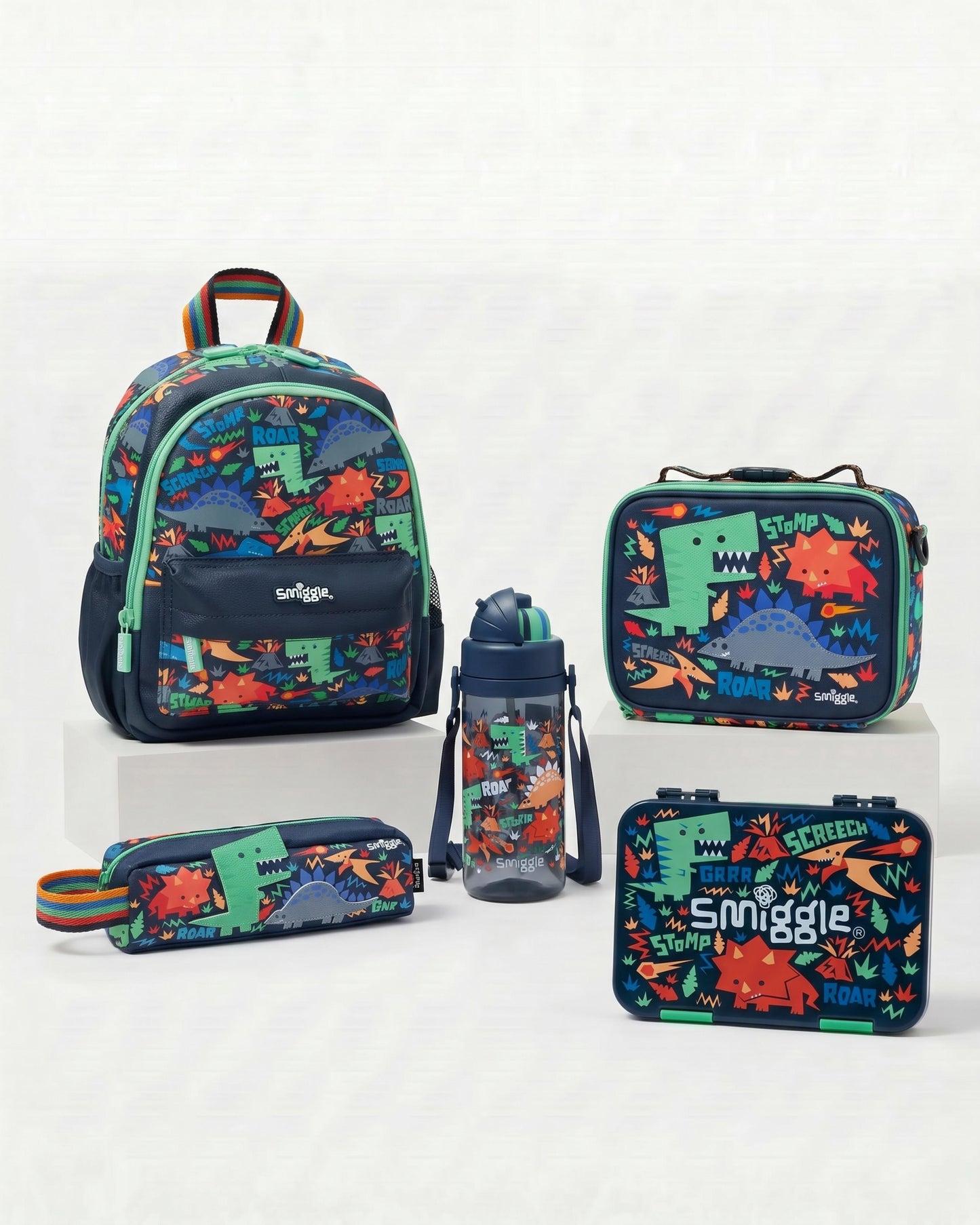 Smiggle dino teeny tiny 5pcs set