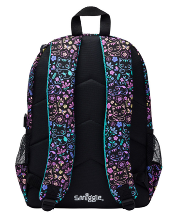 Smiggle black Cat classic backpack