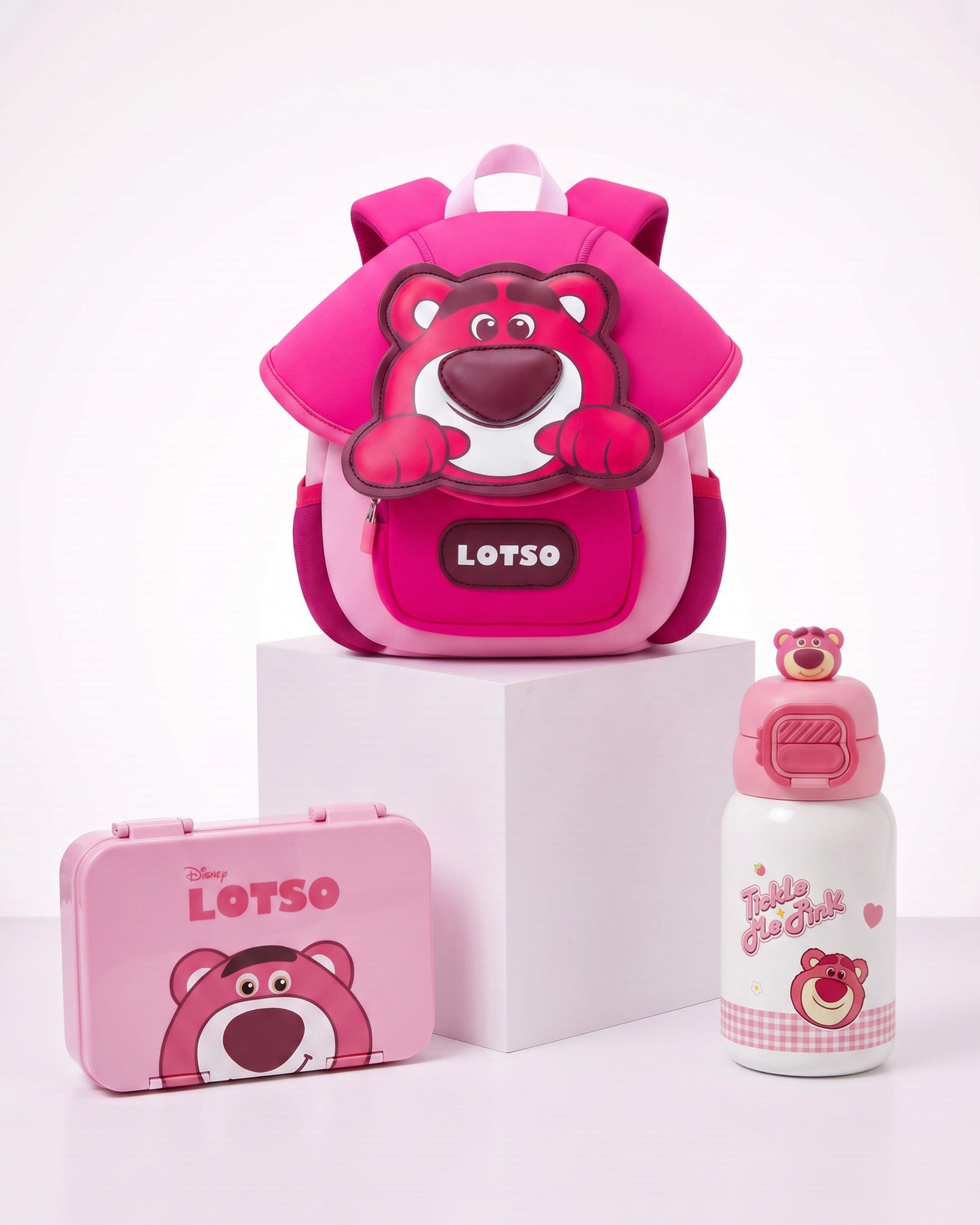 Disney Lotso kindergarten set stainless 3pcs