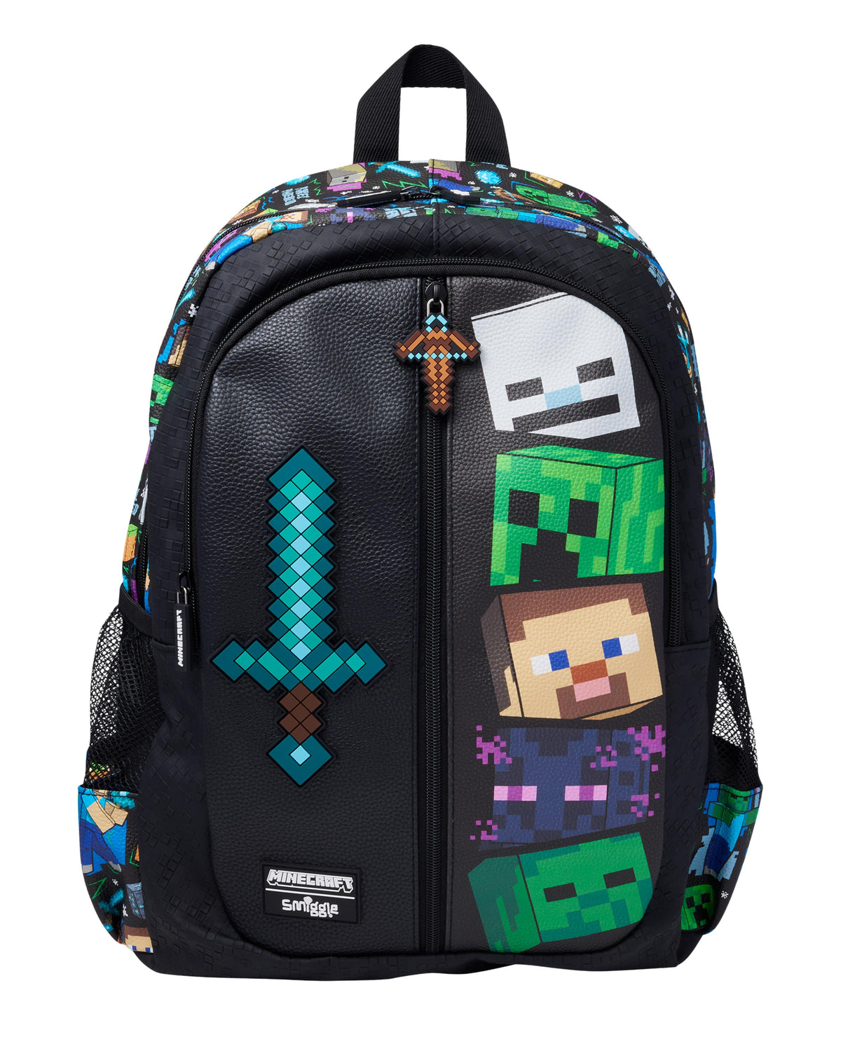 Smiggle Minecraft backpack grade 1-4 backpack 42cm