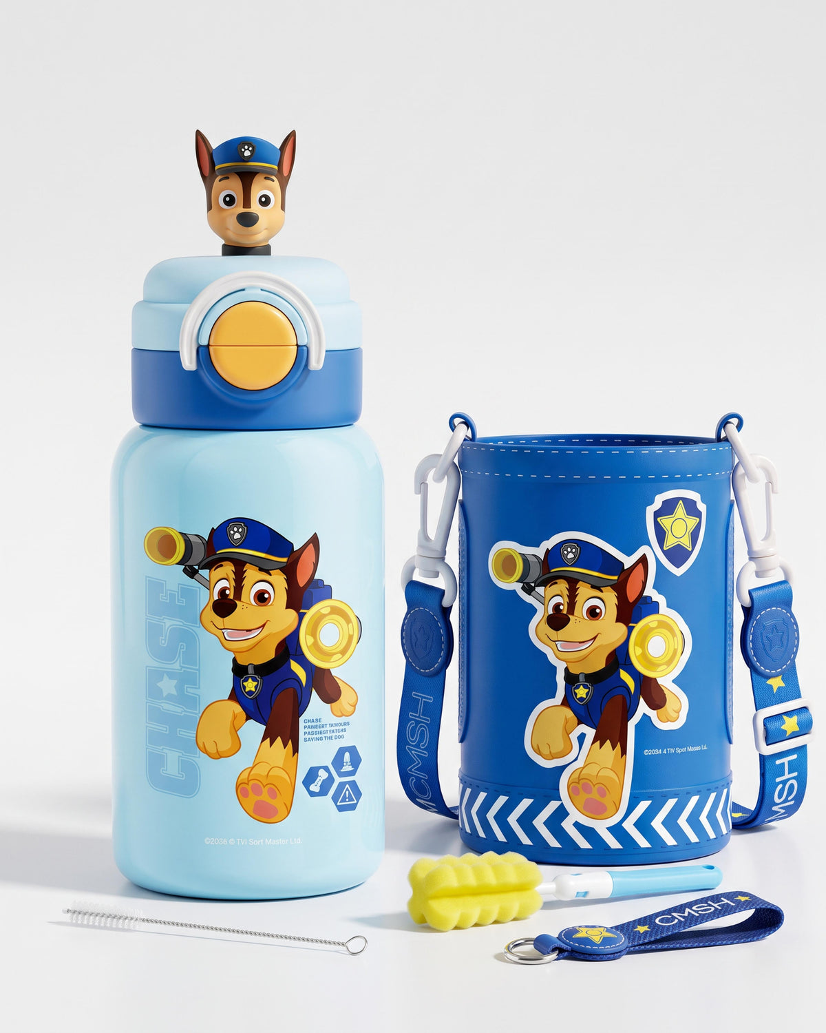 Paw patrol Chase stainless steel water bottle