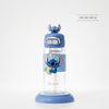 Stitch Disney drink bottle 600ml straw + direct drink